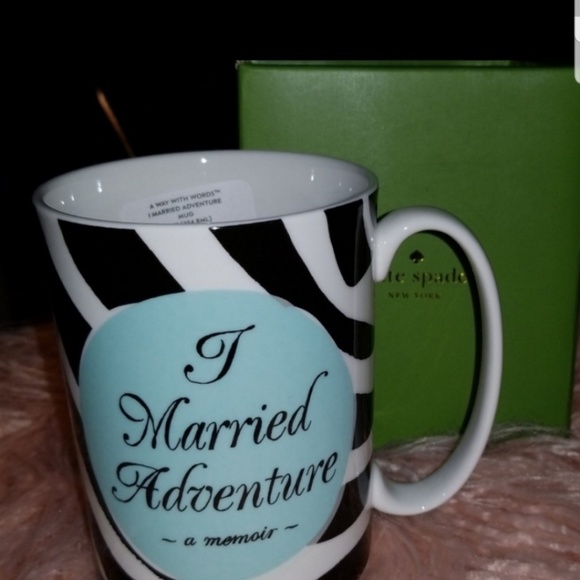 kate spade Other - KATE SPADE LENOX I Married Adventure mug. NIB